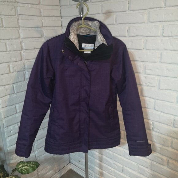 Columbia Interchange Ladies Zip Out Lining Removable Hood Jacket - Picture 1 of 16